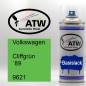 Preview: Volkswagen, Cliffgrün `89, 9621: 400ml Sprühdose, von ATW Autoteile West.